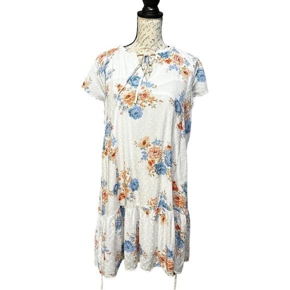 LOFT Summer Floral Dress Size M NWT - Picture 2 of 5
